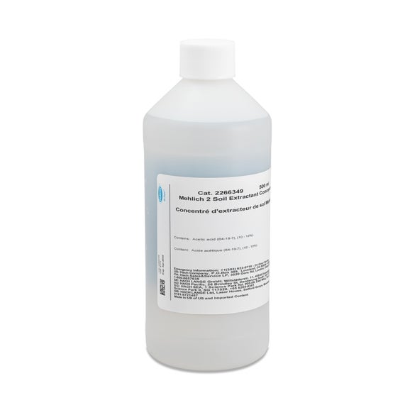 Mehlich 2 Soil Extractant Solution, 500 mL