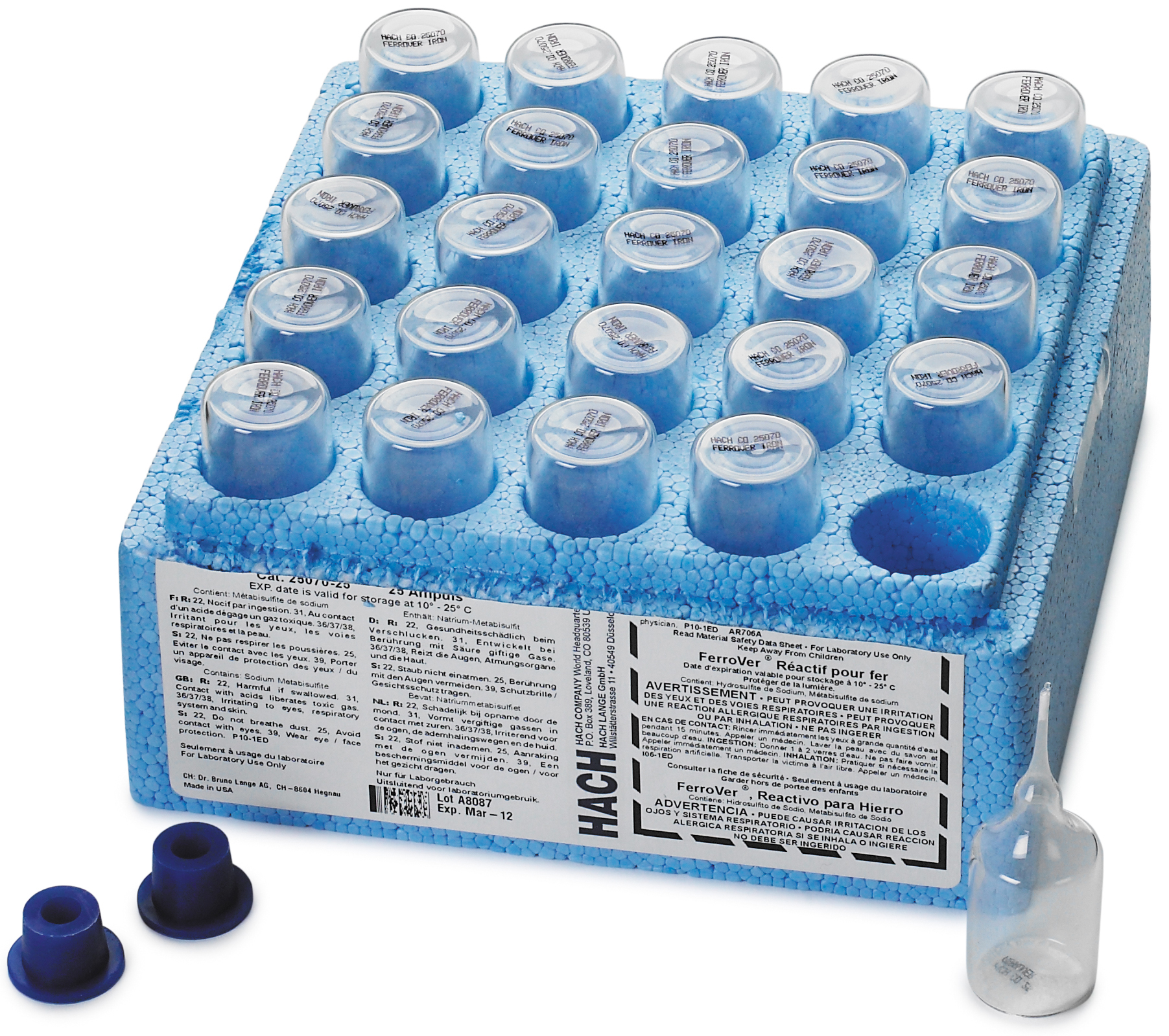 FerroVer® Iron Reagent Powder Pillows, 10 mL, pk/100 | Hach FerroVer® Iron Reagent Powder Pillows, 10 mL, pk/100 | Hach