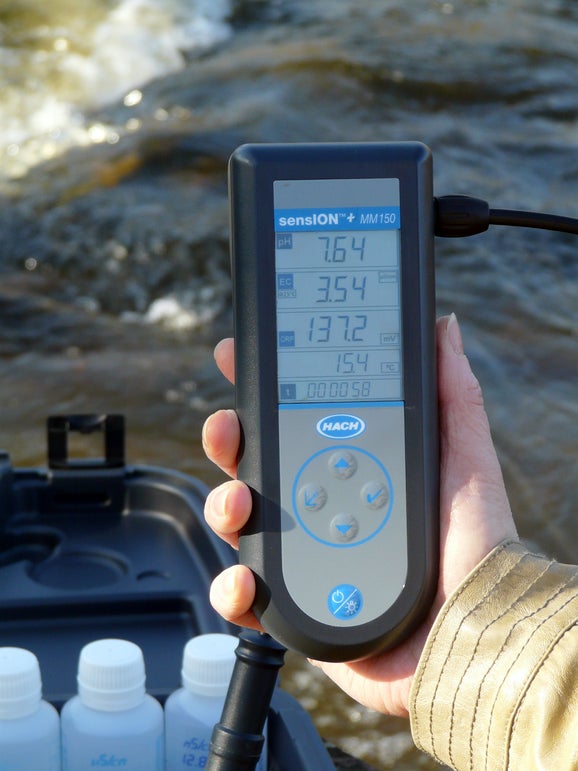Sension+ MM150 Portable Multi-Parameter Meter, Field Kit with Multi Sensor for pH, ORP, Conductivity and TDS