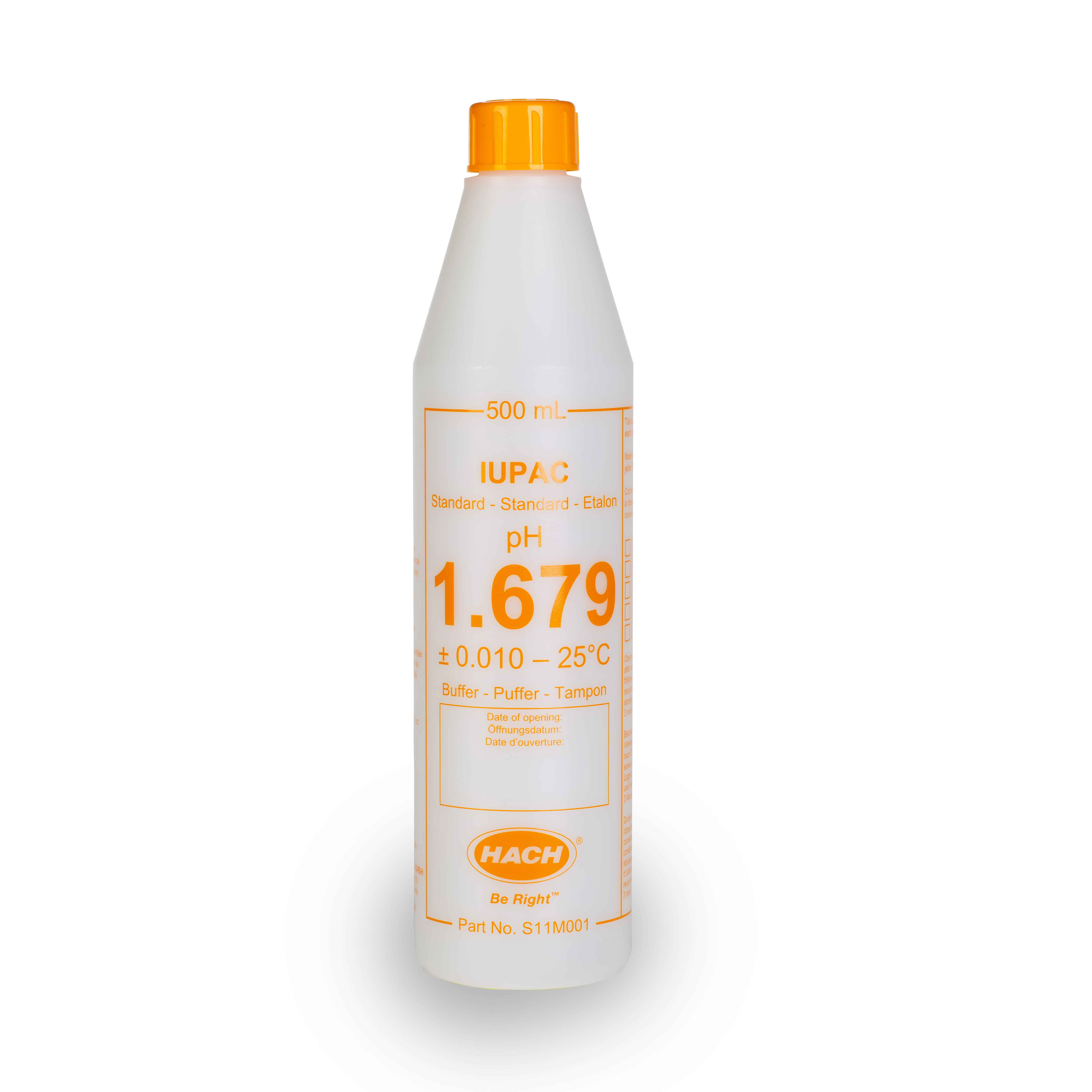 pH 1.679 Certified Reference Material CRM Buffer Standard Solution