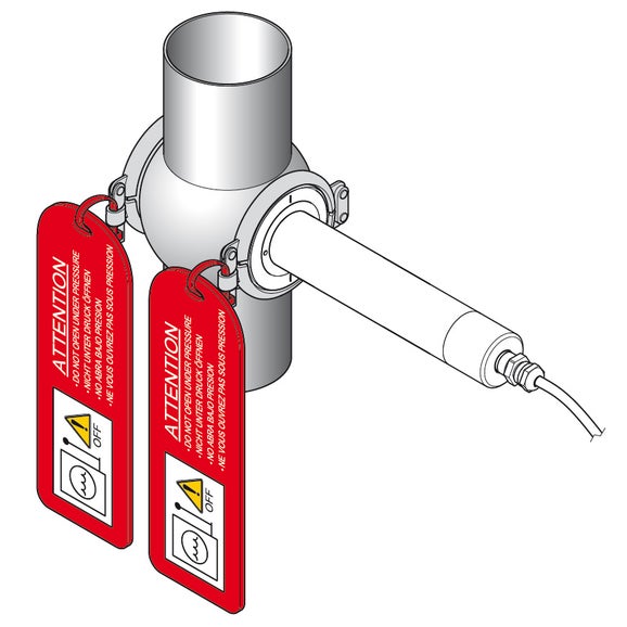 VARIVENT Measuring tube DN80 for TSS sc VARI