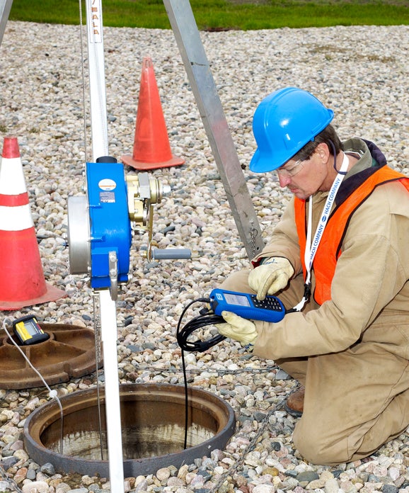 Use Hach FH950 for calibration and  validation of primary devices