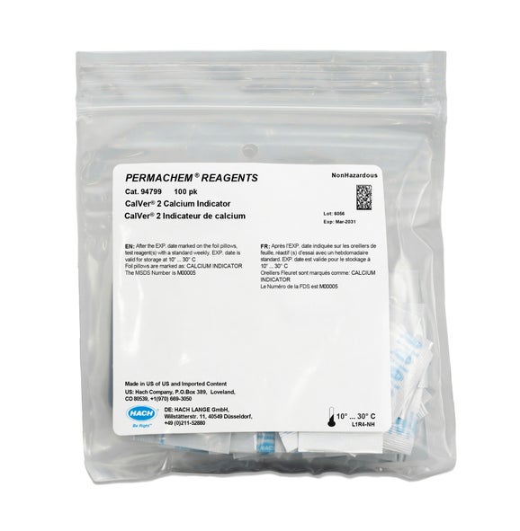 CalVer 2 Calcium Indicator Powder Pillows, pk/100