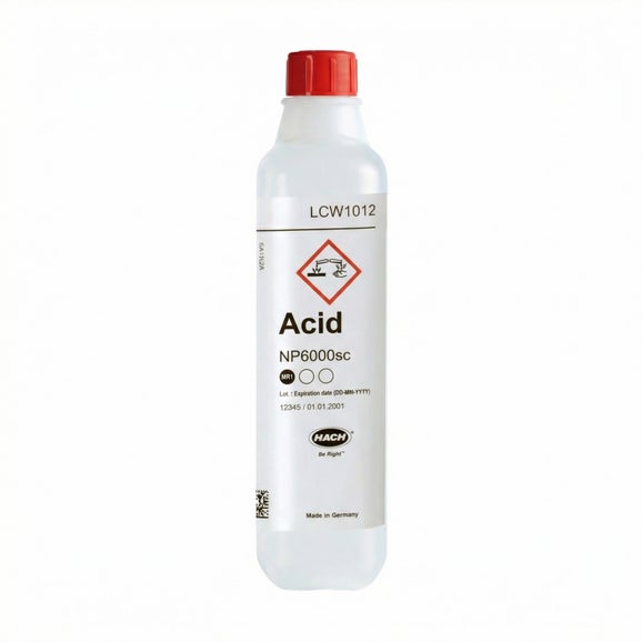 NP6000sc Acid for Measuring Range 1 (0.015-5 mg/L PO4-P), 1.05 L