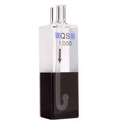 Flow-through cell , 10 mm rect. Quartz glass, 1 pcs