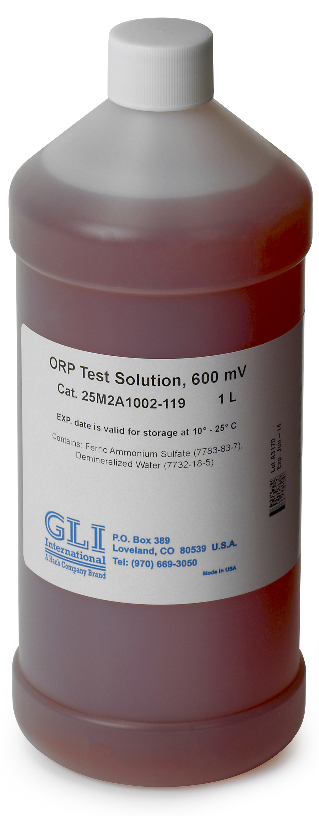 ORP buffer solution, 600 mV, 3.5 L | Hach ORP buffer solution, 600 mV, 3.5 L | Hach