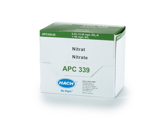 Nitrate cuvette test, 0.23-13.5 mg/L, for AP3900 Laboratory Robot