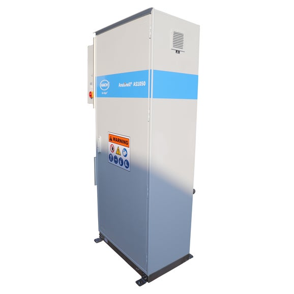 AnaShell Analytical Cabinet Type AS1050, H=2.14m x W=0.9m x D=0.5m, for one analyser plus sample preconditioning