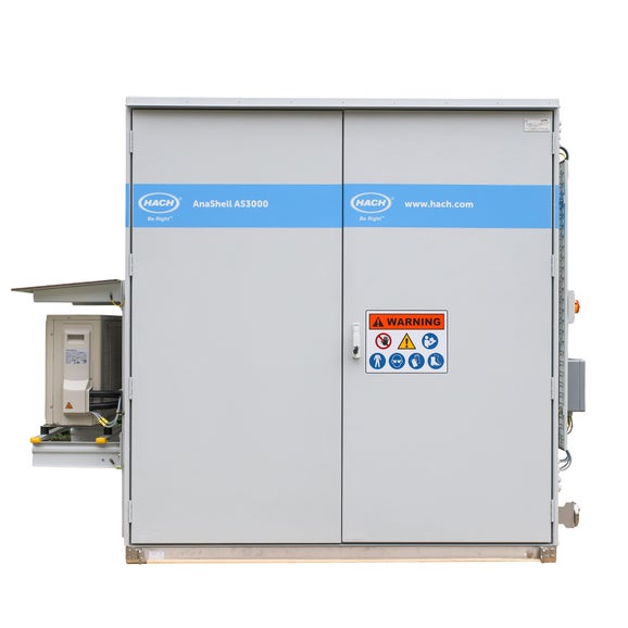 AnaShell Analytical Cabinet Type AS3000, H=2.14m x W=2m x D=1.2m, for up to two analysers plus sample preconditioning