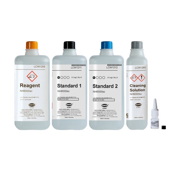NH6000sc Reagent Set for Measuring Range 1 (0.02-5 mg/L NH₄-N)