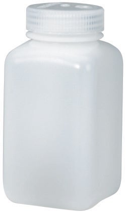 Bottle, Storage, Polyethylene, Square, 500 mL, 12/pk