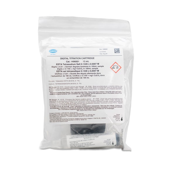 EDTA Digital Titrator Cartridge, 0.1428 M