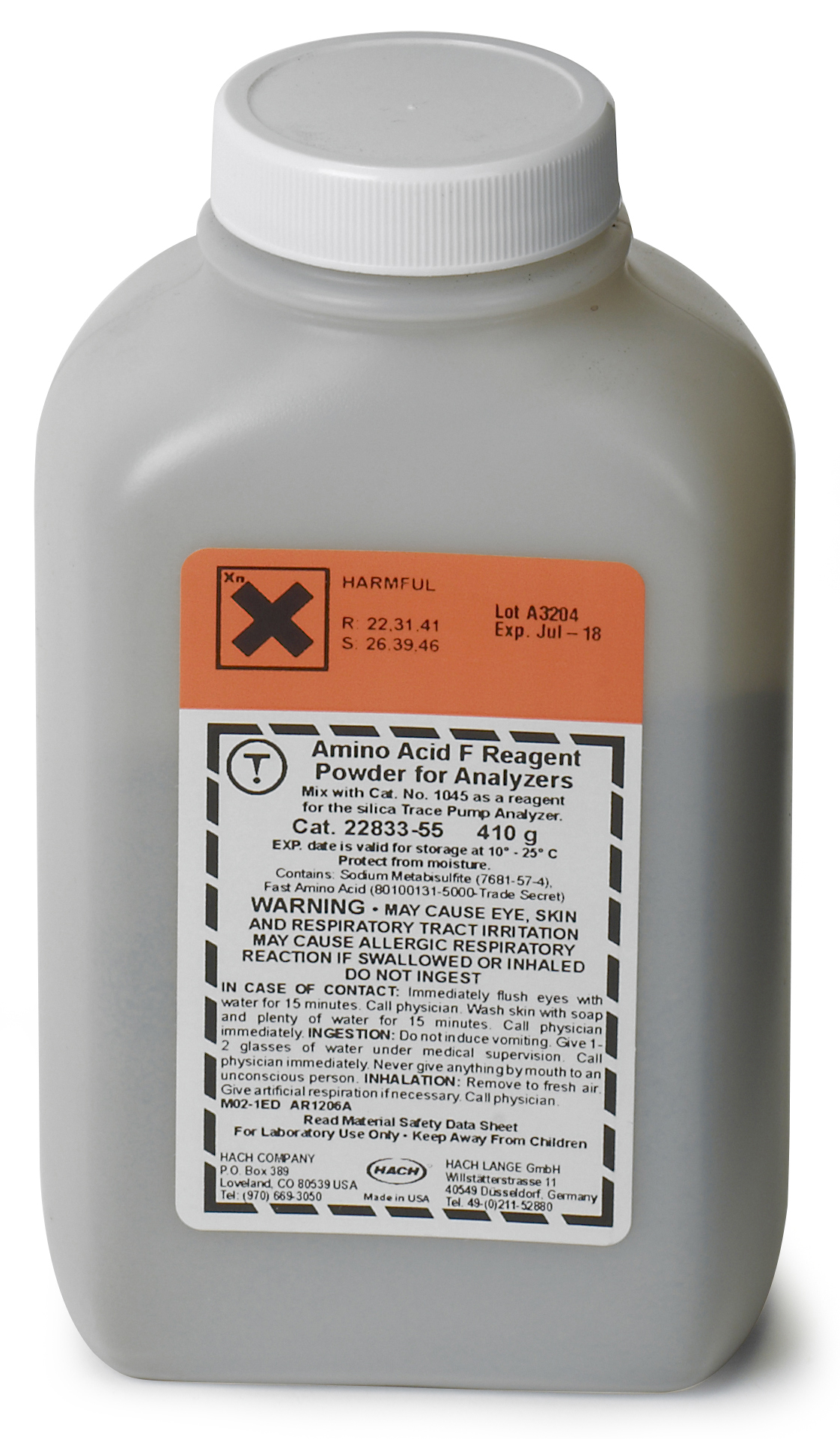 5500 sc & Polymetron 961x sc Chemistry/Reagents | Hach
