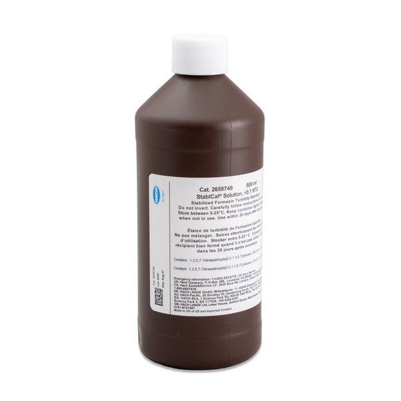 Stablcal® Turbidity Standard, ˂ 0.1 NTU, 500mL