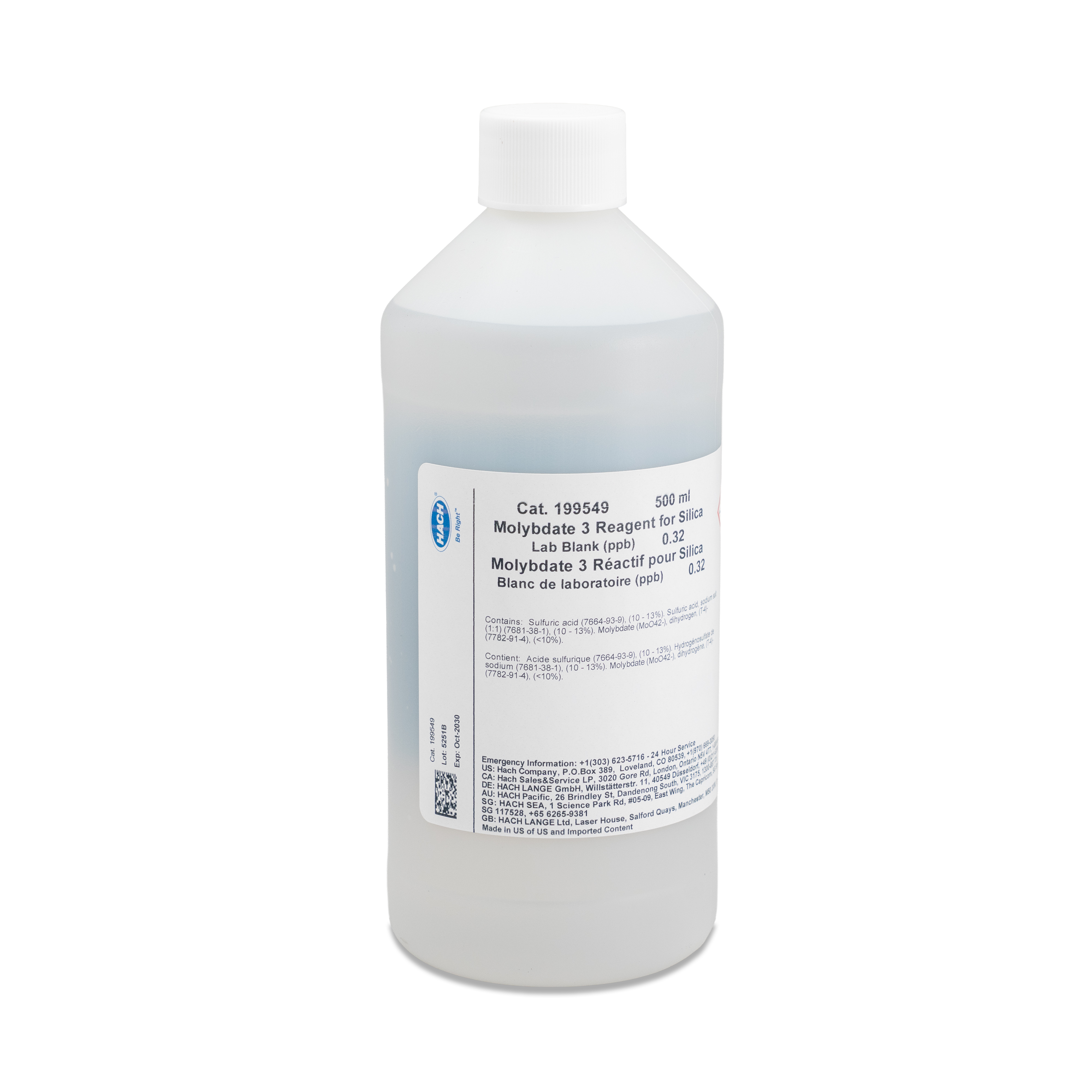 Molybdate 3 Reagent, 500 mL | Hach