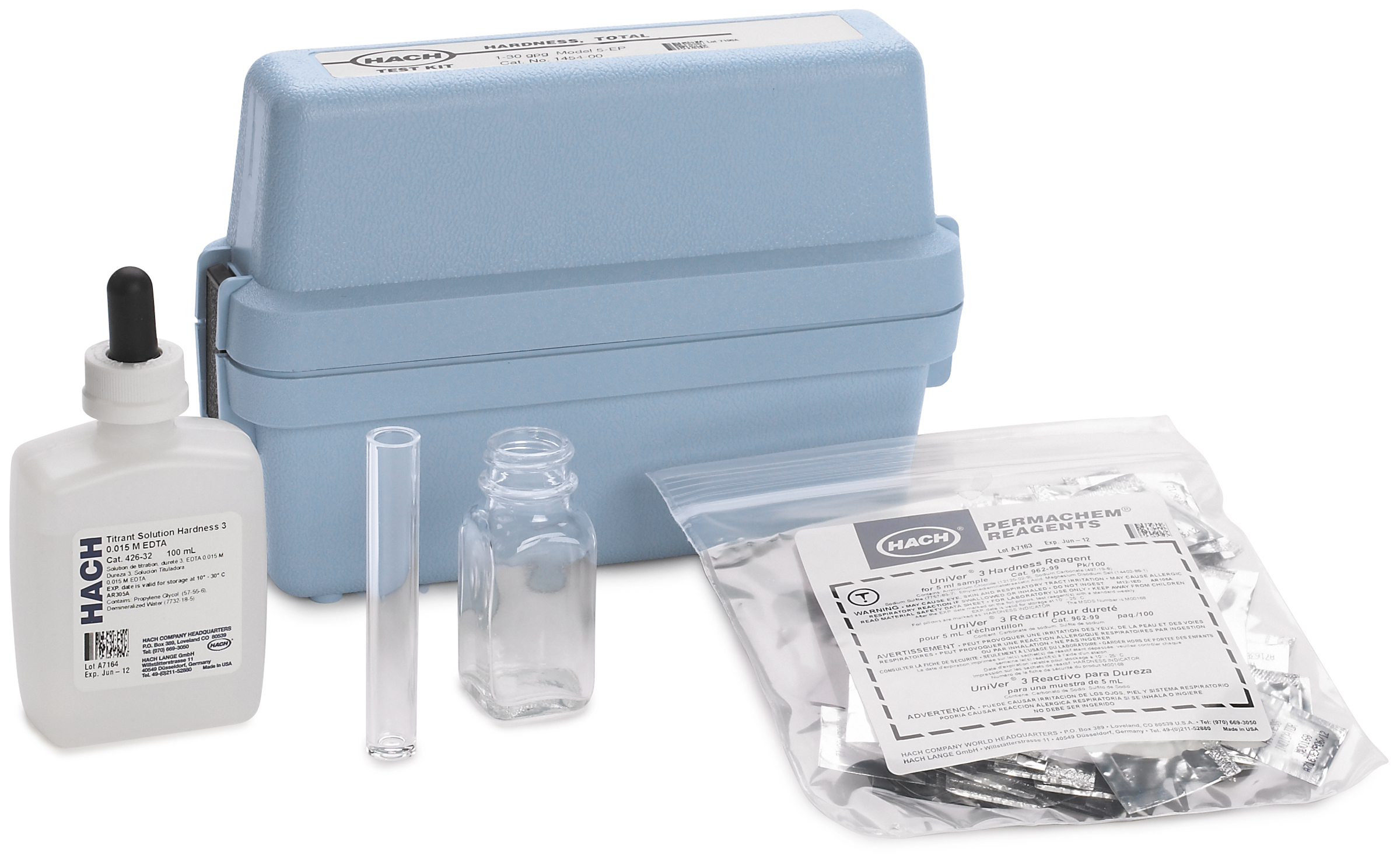 Hardness (Total) Test Kit, Model 5-EP MG-L