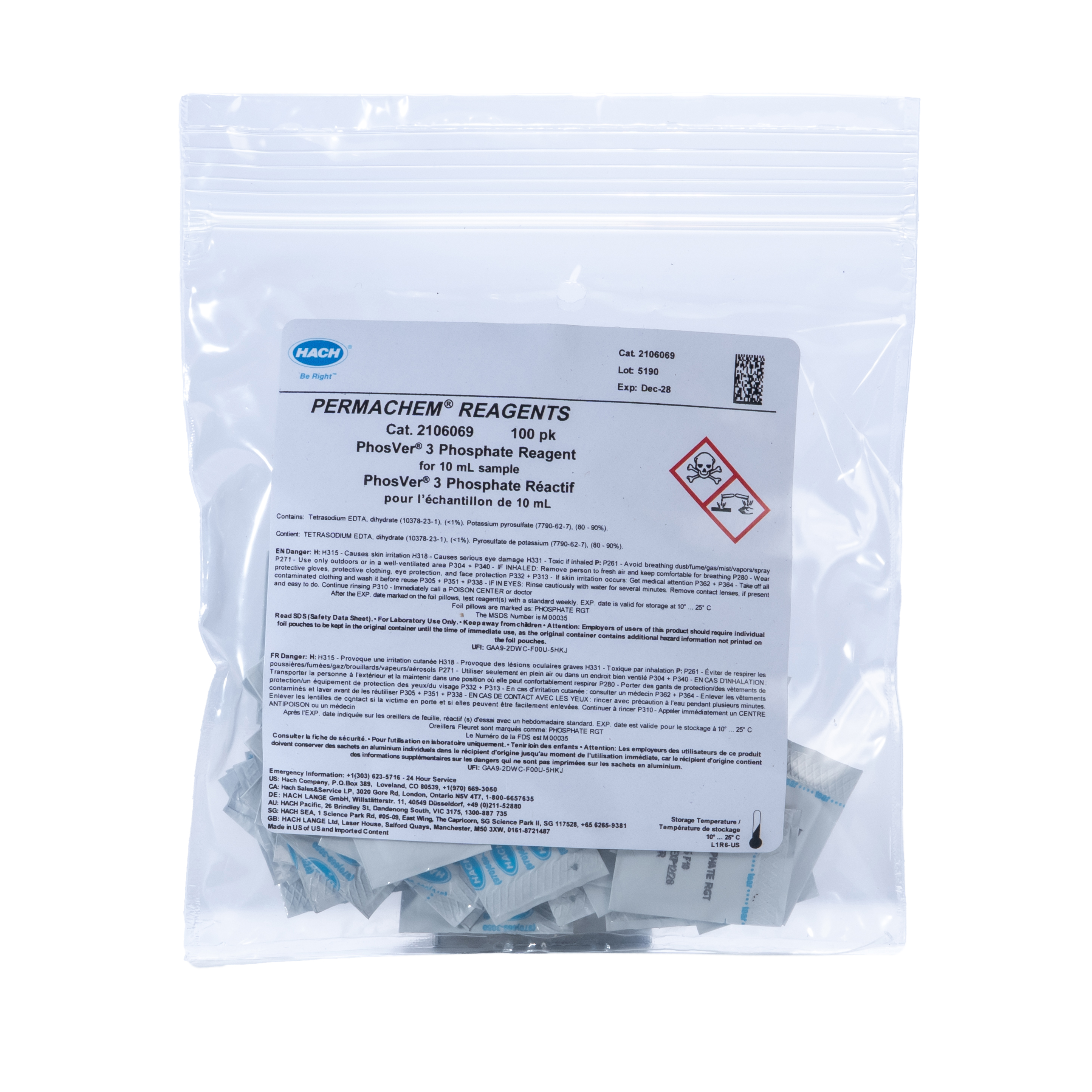 Molybdate Reagent, 100 mL MDB | Hach