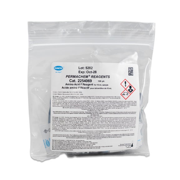 Amino Acid F Reagent Powder Pillows, 10 mL, pk/100