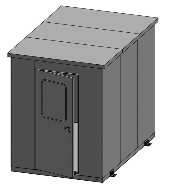 AnaShell walk-in Analytical Shelter Type AS4300, for up to four analysers plus sample preconditioning, with window