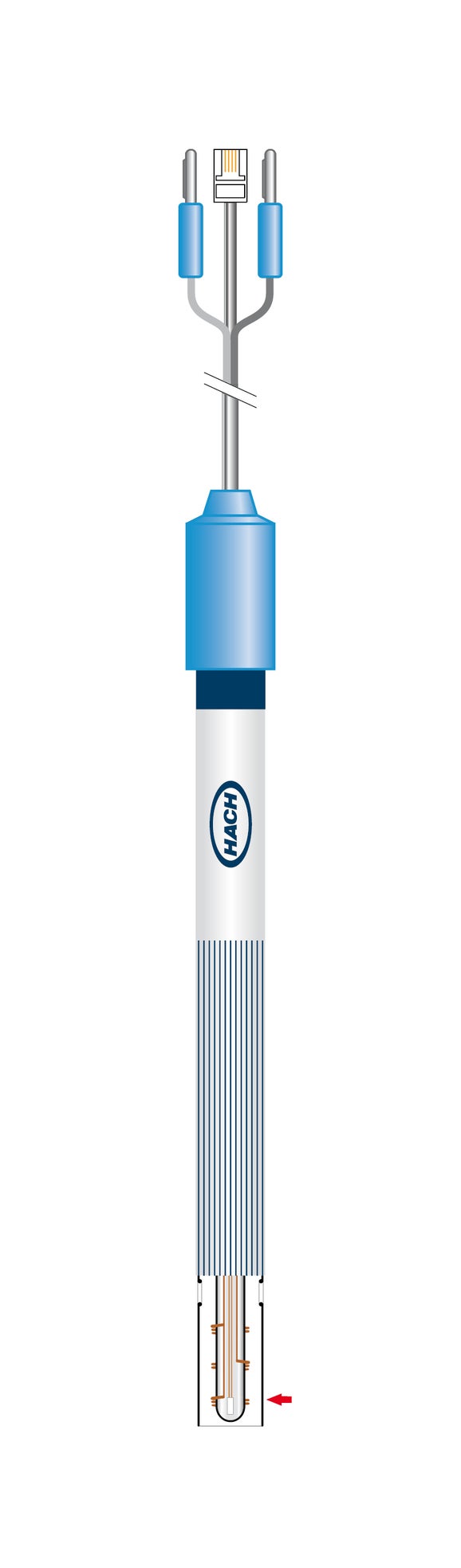 Sension+ 5293 Platinum Conductivity cell for general measurements in lab