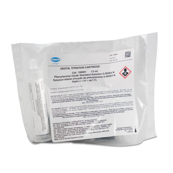 Phenylarsine Oxide (PAO) Digital Titrator Cartridge, 0.00564 N