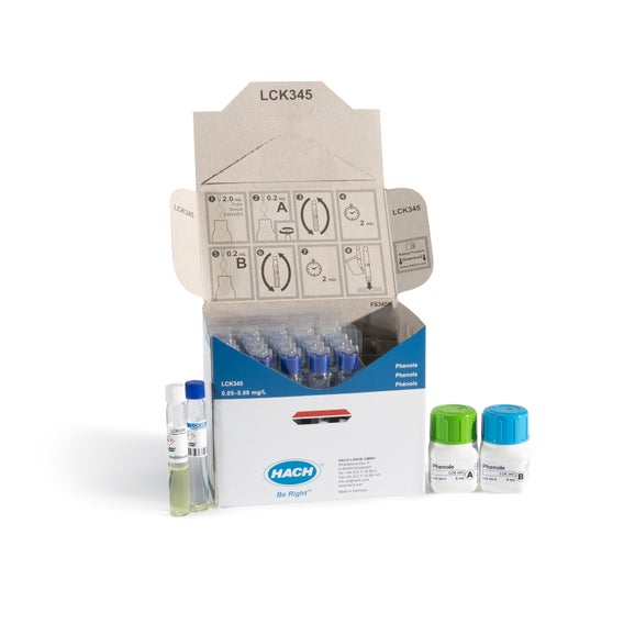 Phenols cuvette test 0.05-5.0 mg/L, 24 tests