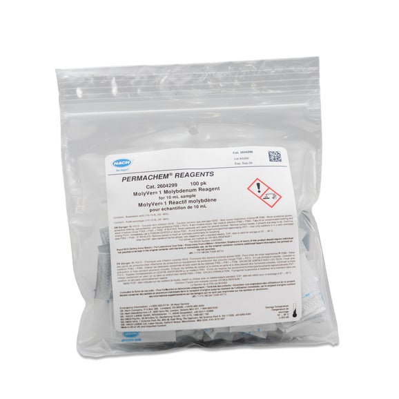 MolyVer 1 Molybdenum Reagent Powder Pillows, pk/100
