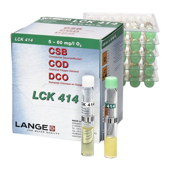 Cook Cod Color Test COD cuvette test 5-60 mg/L O₂, 24 tests | Hach UK