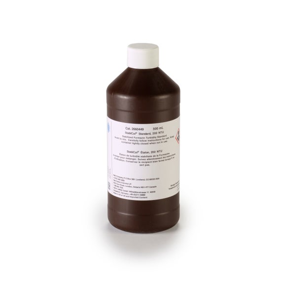 Stablcal Turbidity Standard, 200 NTU, 500 mL