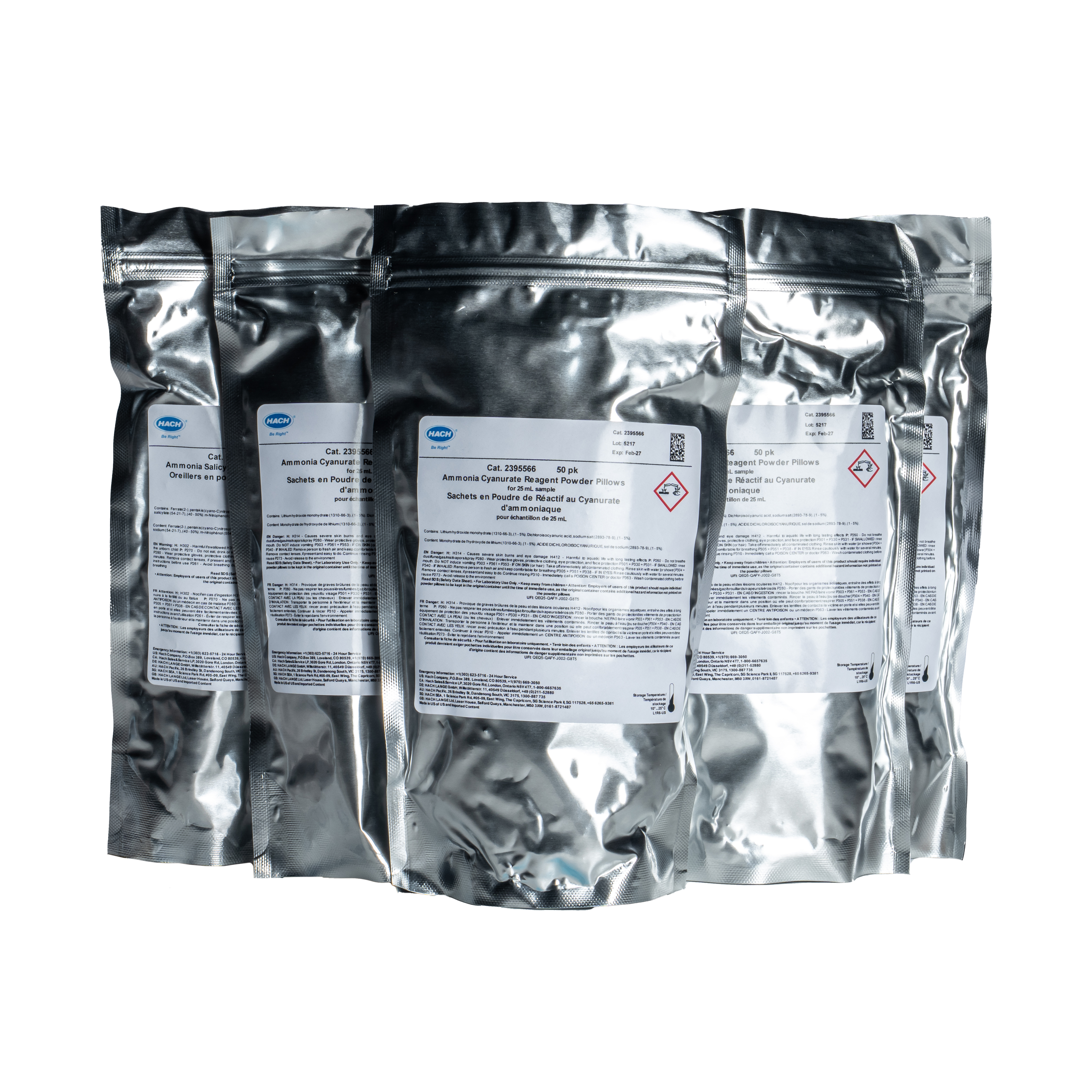 NitraVer® 5 Nitrate Reagent Powder Pillows, 10 mL, pk/100 | Hach