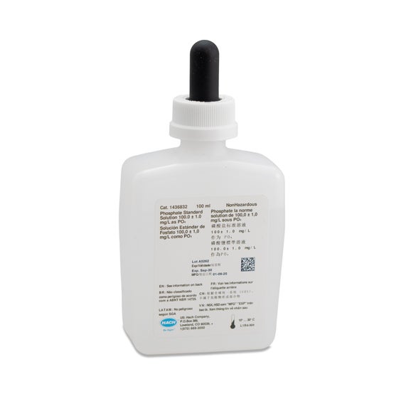 Phosphate Standard Solution, 100 mg/L as PO4 (NIST), 100 mL MDB