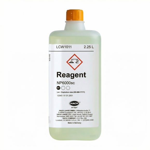 NP6000sc Reagent for Measuring Range 1 (0.015-5 mg/L PO4-P), 2.25 L