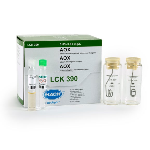 AOX cuvette test 0.05-3.0 mg/L, 24 tests