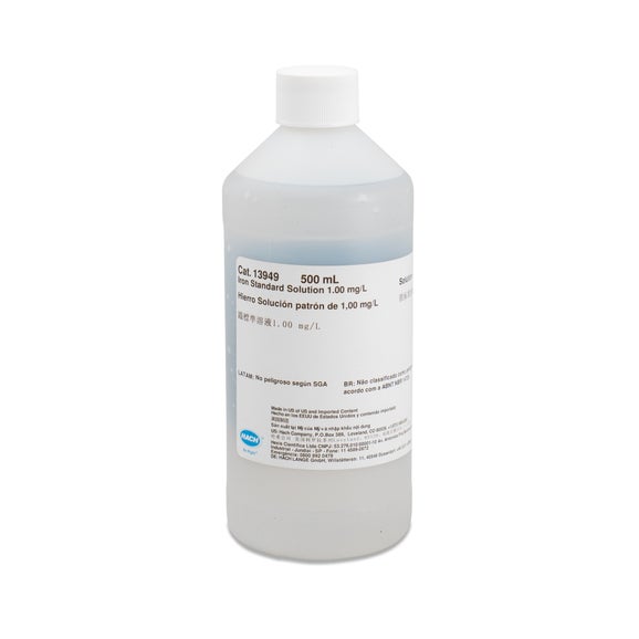 Iron Standard Solution, 1 mg/L as Fe (NIST), 500 mL
