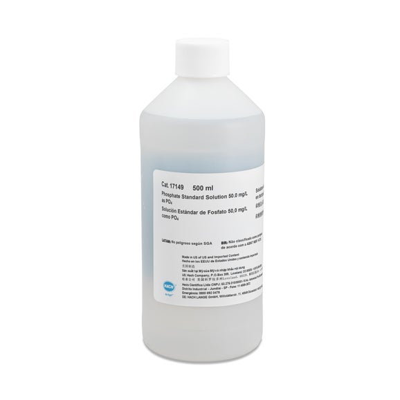 Phosphate Standard Solution, 50 mg/L as PO4 (NIST), 500 mL