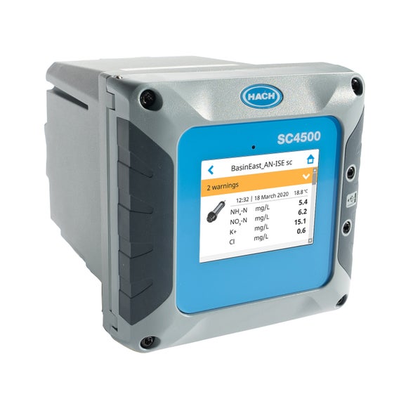 Sonatax sc Sludge Level and Sludge Height Probe with Wiper, Stainless Steel, SC4500 Controller, 2 Channels