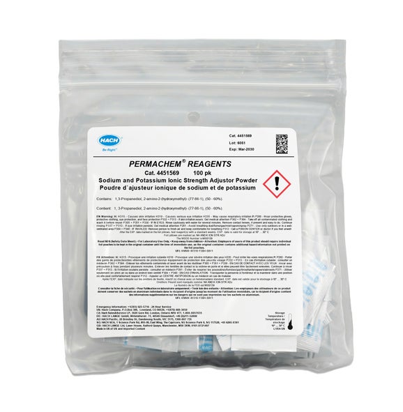 Sodium/Potassium Ionic Strength Adjustor (ISA) Powder Pillows, pk/100