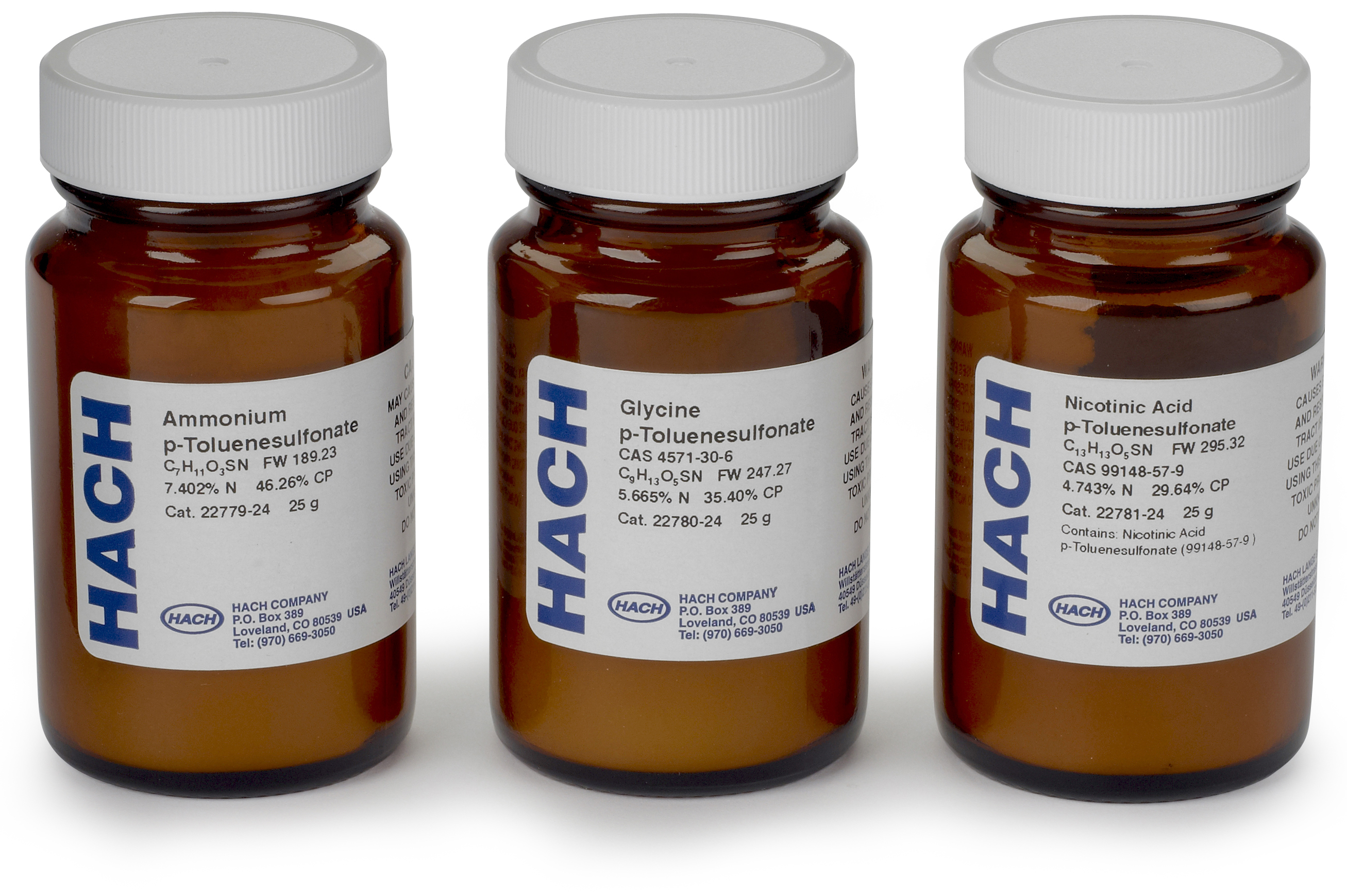 Nitrogen Primary Standard, set of 3 | Hach