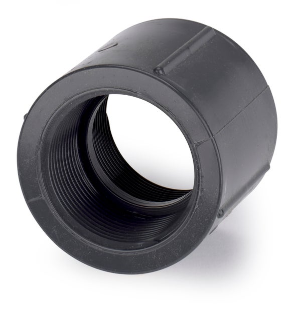 Coupling, Pvc, 80, Thd, 1+1/2