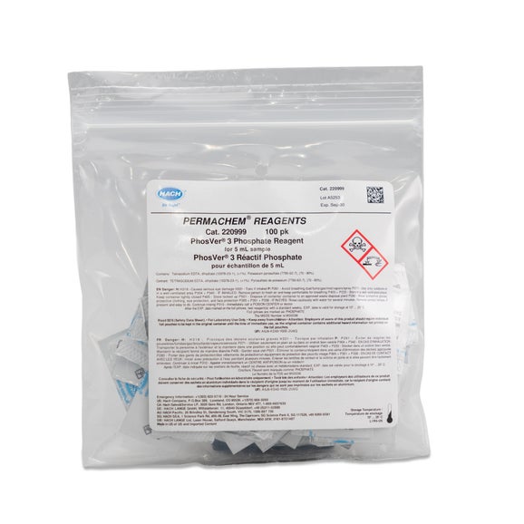 PhosVer® 3 Phosphate Reagent Powder Pillows, 5 mL, pk/100