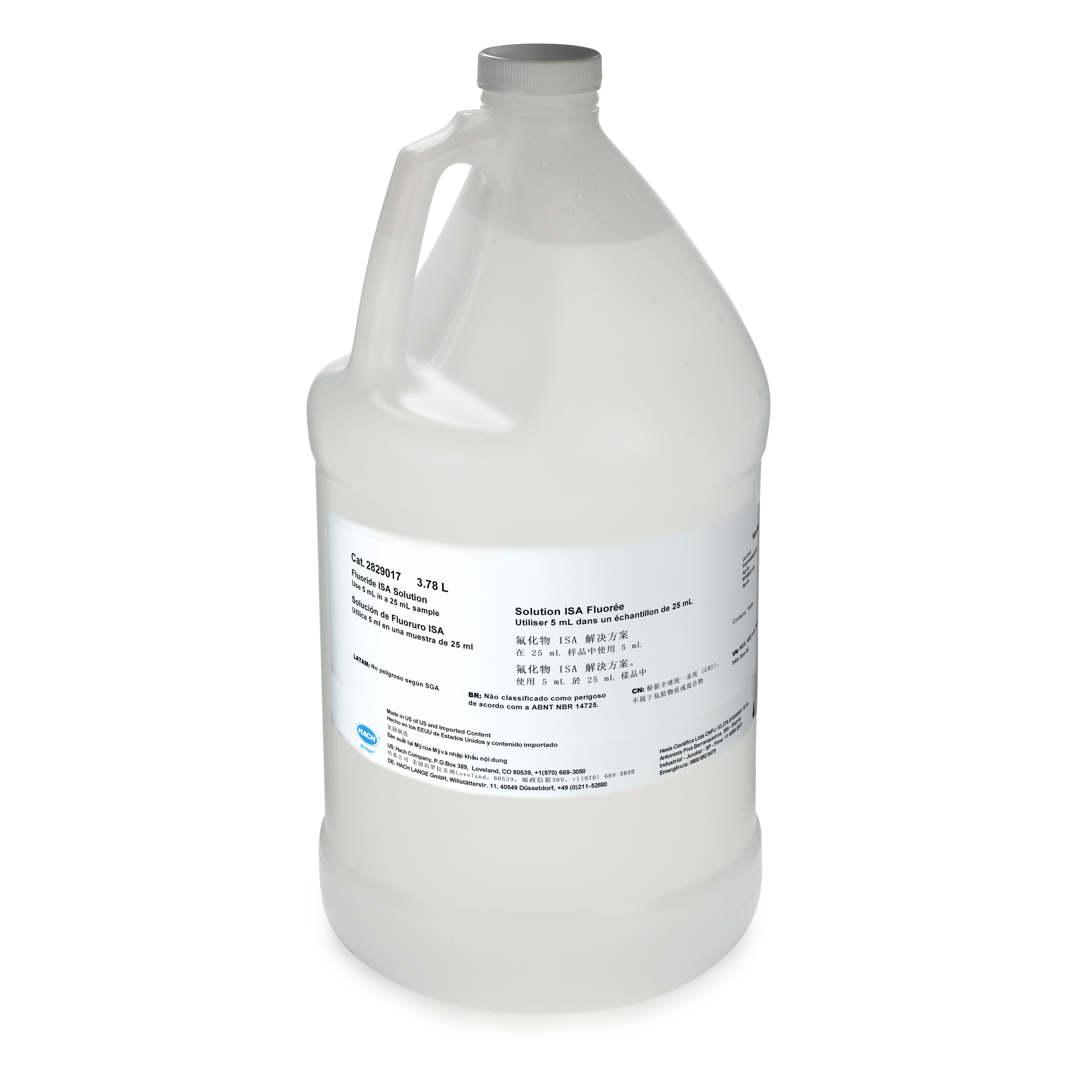 Fluoride Ionic Strength Adjustor (ISA), 3.78 L | Hach
