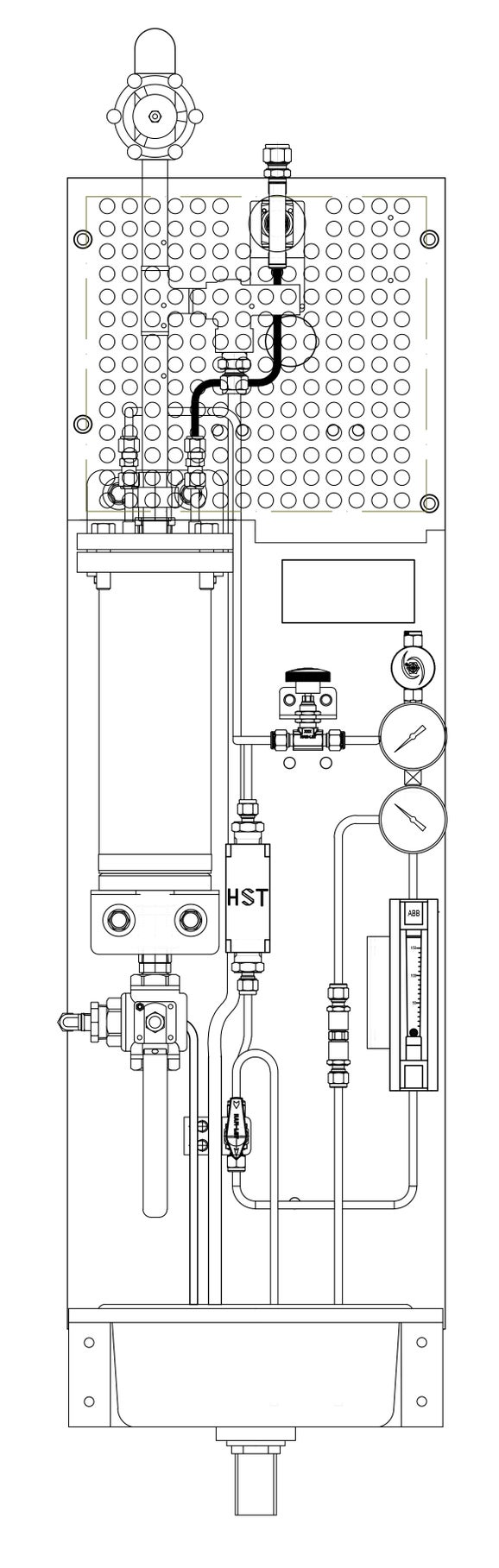 Standard Single Analyser SWAS Panel, ˂70 bar, 380 °C