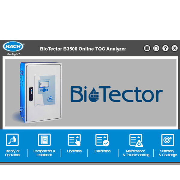 Hach BioTector B3500c Online TOC Analyzer, 0 - 100 mg/L C, 1