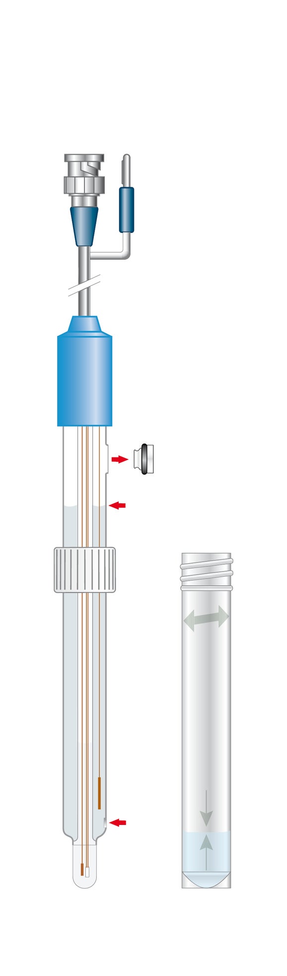 Sension+ pH combination electrode 5012T with A.T.C. for high performance for general aqueous samples
