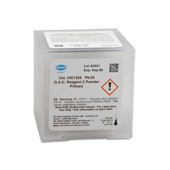 QAC Reagent 2 Powder Pillows, pk/25