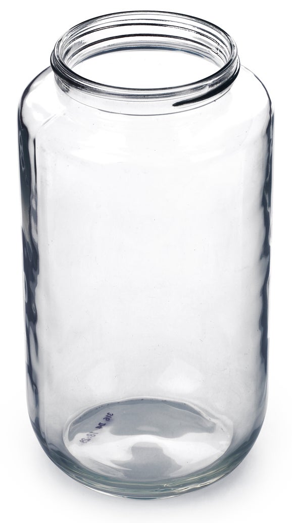 Bottle, 32 Ounce Glass with Safety SKN 8