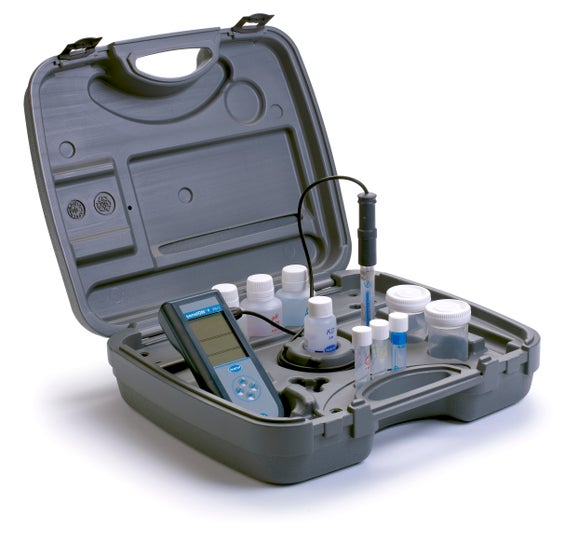 Sension+ PH1 Portable pH Meter, Field Kit with Electrode for Waste Water