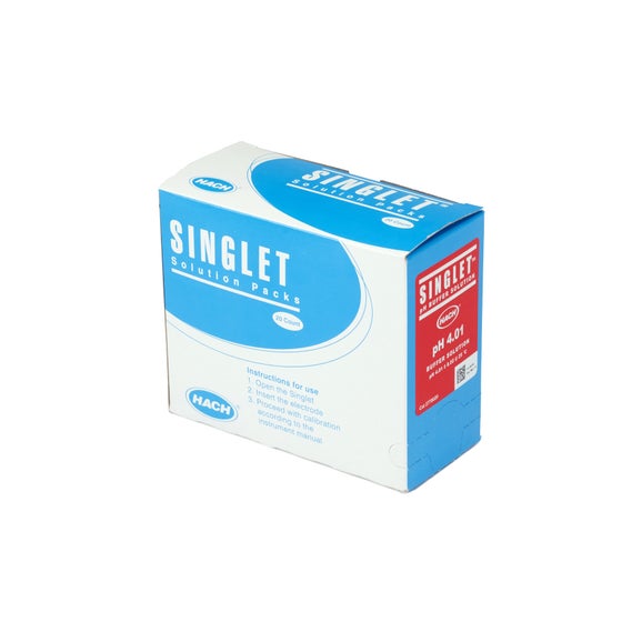 Singlet Single-Use pH Buffer, pH 4.01, pk/20