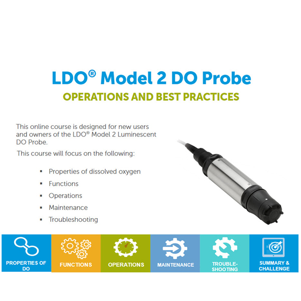 LDO Model 2 sc DO Probe Operation and Best Practice - eLearning | Hach