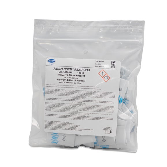 NitriVer 3 Nitrite Reagent Powder Pillows, 0.02-0.30 mg/L NO₂-N